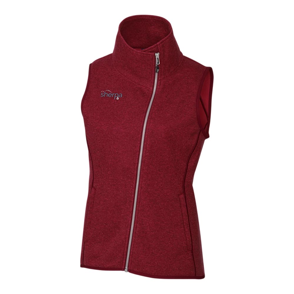 Sherpa 6 Mainsail Sweater-Knit Full-Zip Vest - Ladies'