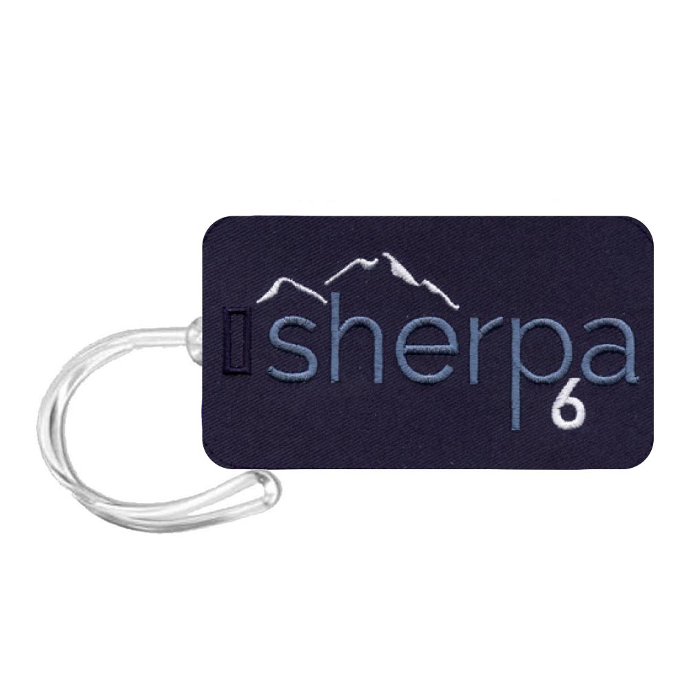 Sherpa 6 Embroidered Luggage Tag