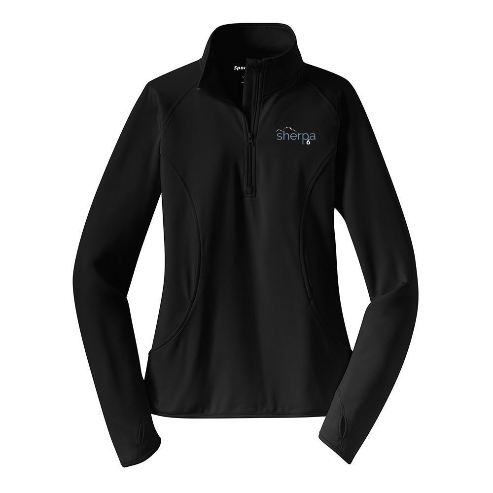 Sherpa 6 Sport-Tek Stretch 1/4-Zip Pullover- Ladies